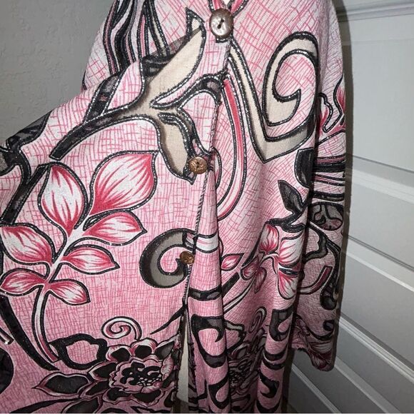 Kokomo Unlimited Floral Print Fringe Wrap Shawl - Picture 3 of 10